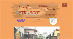 Desktop Screenshot of albergoetrusco.it