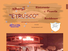 Tablet Screenshot of albergoetrusco.it
